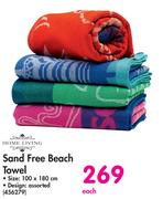 Home Living Sand Free Beach Towel-Each