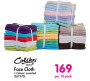 Colibri Face Cloth-Per 10 Pack