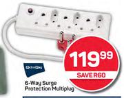 Pick n Pay 6-Way Surge Protection Multiplug