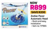 Zodiac Pacer Automatic Head