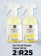 You First All Purpose Cleaner-For 2 x 500ml