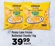 Penny Lane Frozen Butternut Chunks-1Kg Each