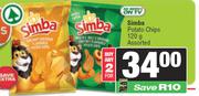 Simba Potato Chips Assorted-For 2 x 120g
