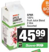 Spar 100% Fruit Juice Blend Assorted-2L