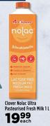 Clover Nolac Ultra Pasteurised Fresh Milk-1L Each