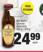 Mrs Ball's Chutney (Selected)-450g/470g Each
