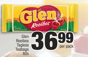 Glen Rooibos Tagless Teabags-80s Per Pack