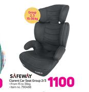 Safeway Clarent Car Seat Group 2/3