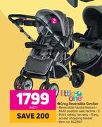 Little One Grey Reversible Stroller-Each
