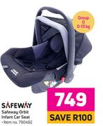 Safeway Orbit Infant Car Seat-0-13Kg