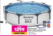 Bestway Steel Pro Max  3.05m x76cm Frame Pool Set