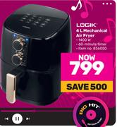 Logik Mechanical Air Fryer-4Ltr