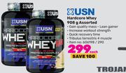 USN Hardcore Whey Assorted-908g Each