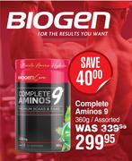Biogen Complete Aminos 9  Assorted-360g
