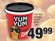 Yum Yum Smooth Peanut Butter-1Kg