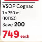 Courvoisier VSOP Cognac-750ml