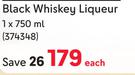 Southern Comfort Black Whiskey Liqueur-750ml