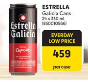 Estrella Galicia Cans-24 x 330ml Per Case
