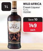 Wild Africa Cream Liqueur-1Ltr