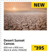 Desert Sunset Canvas 600mm x 900mm