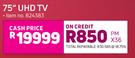 LG 75" UHD TV 
