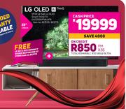 LG 55" (139cm) Al Self Lit OLED Smart ThinQ TV OLED55A1PVA.AFB