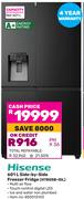 Hisense 601L Side By Side Freezer Fridge H780SB-IDL