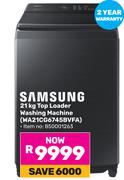 Samsung 21Kg Top Loader Washing Machine WA21CG6745BVFA