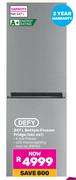 Defy 247L Bottom Freezer Fridge DAC 447