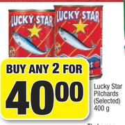 Lucky Star Pilchards (Selected)-For Any 2 x 400g
