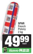 Spar French Polony-2kg