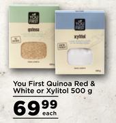 You First Quinoa Red & White Or Xylitol-500g Each