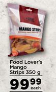 Food Lover's Mango Strips-350g Each