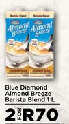Blue Diamond Almond Breeze Barista Blend-For 2 x 1L