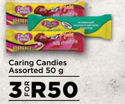 Caring Candies Assorted-For 3 x 50g