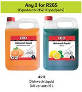 Aro Dishwash Liquid (All Variants)-For Any 2 x 5Ltr