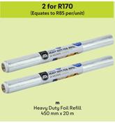 M Heavy Duty Foil Refill-For 2 X 450mm X 20m