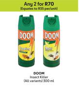 Doom Insect Killer (All Variants)-For Any 2 x 300ml