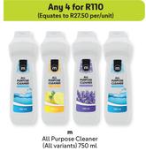 M All Purpose Cleaner (All Variants)-For Any 4 x 750ml
