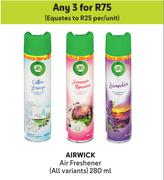 Airwick Air Freshener (All Variants)-For Any 3 x 280ml