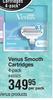 Gillette Venus Smooth Cartridges 4 Pack-Per Pack