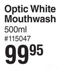Colgate Optic White Mouthwash-500ml