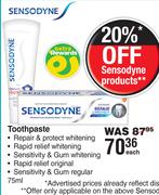 Sensodyne Toothpaste-75ml Each