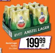 Amstel Lager Handies-24x330ml Per Case