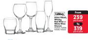 Libbey Srbor Hiball, Whisky, Red Wine Oe White Wine Glasses(143340, 143339, 143336, 143322)-Per 6 Pa