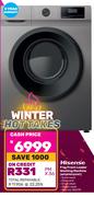 Hisense 9Kg Front Loader Washing Machine WFQP9012VMT