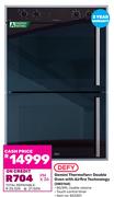 Defy Gemini Thermofan+ Double Oven With Air Fire Technology DBO768