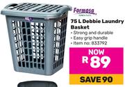 Formosa 75L Debbie Laundry Basket