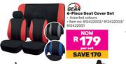 Gear 6 Piece Seat Cover Set