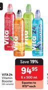 Vita 24 Vitamin Booster (All Variants)-6 x 500ml